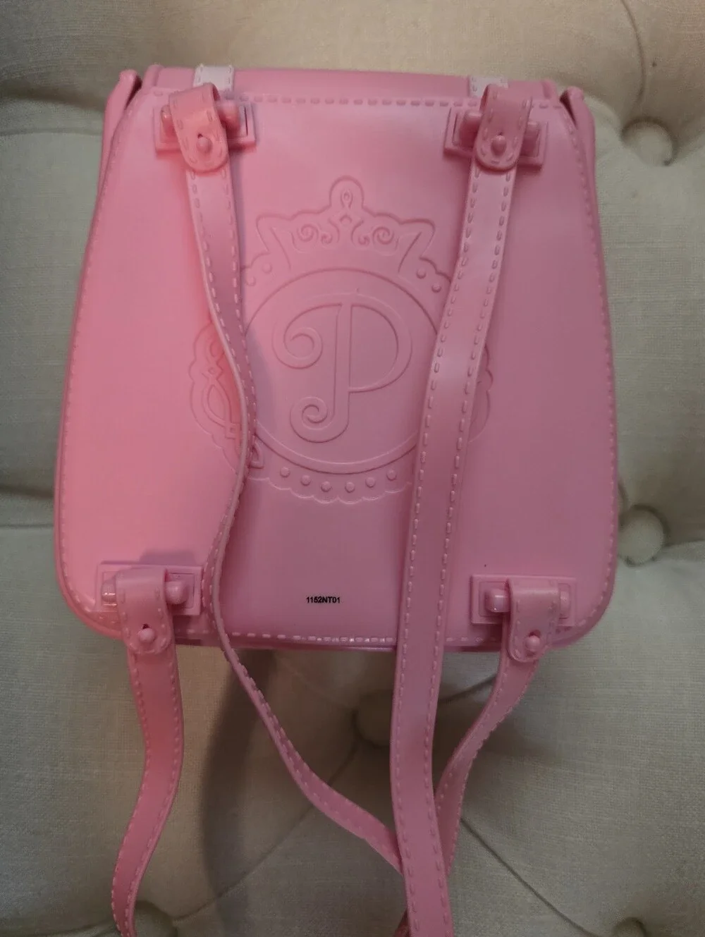 Disney Pink Princess Mini Backpack with Gold Emblem & Accessories